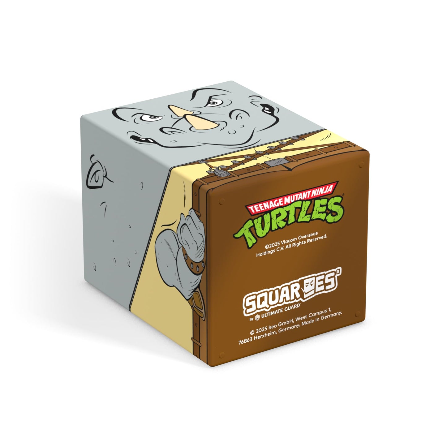 Ultimate Guard Squaroes Boulder 100+ TMNT Rocksteady Deck Box – Secure Collectible Storage