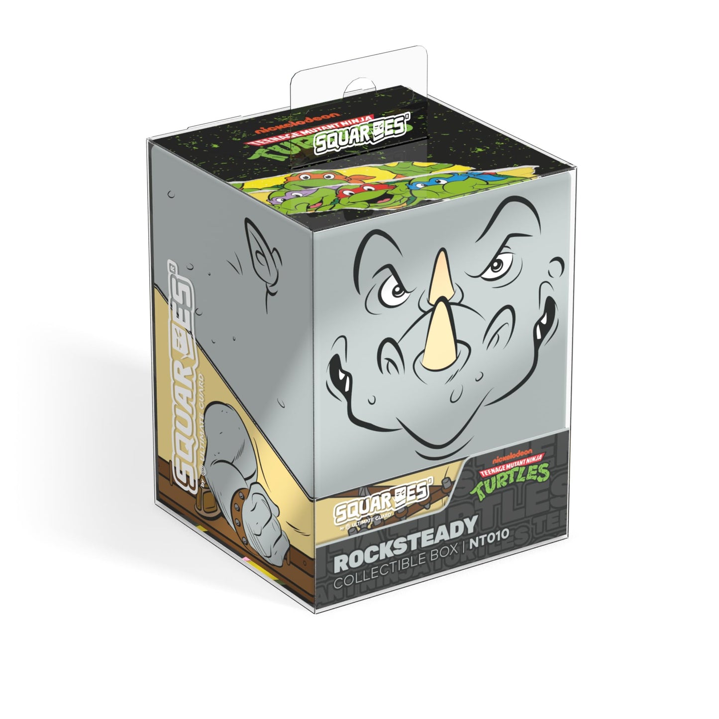 Ultimate Guard Squaroes Boulder 100+ TMNT Rocksteady Deck Box – Secure Collectible Storage