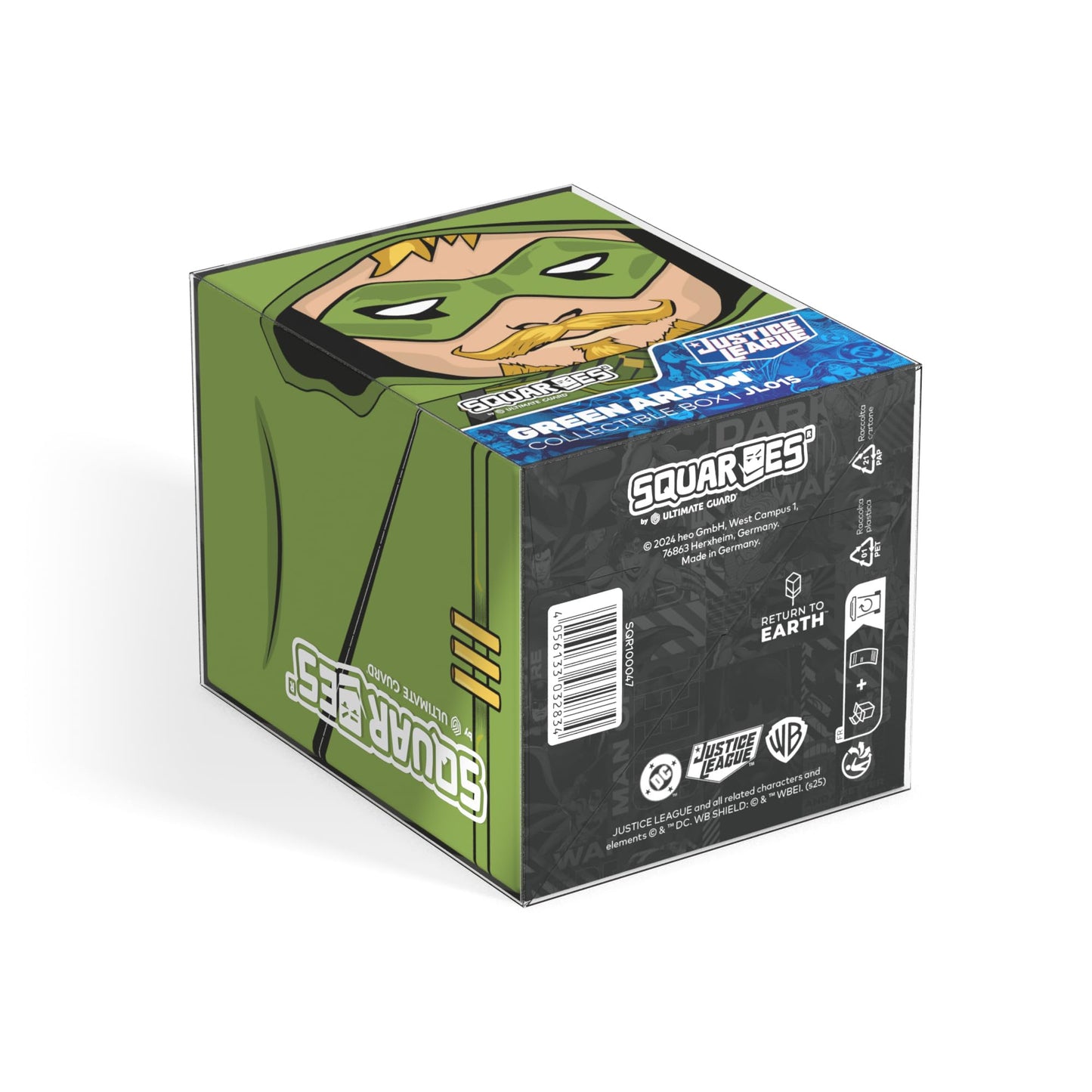 Ultimate Guard Squaroes Boulder 100+ DC Justice League Wave 2 JL015 Green Arrow — Officially Licensed Deck Box
