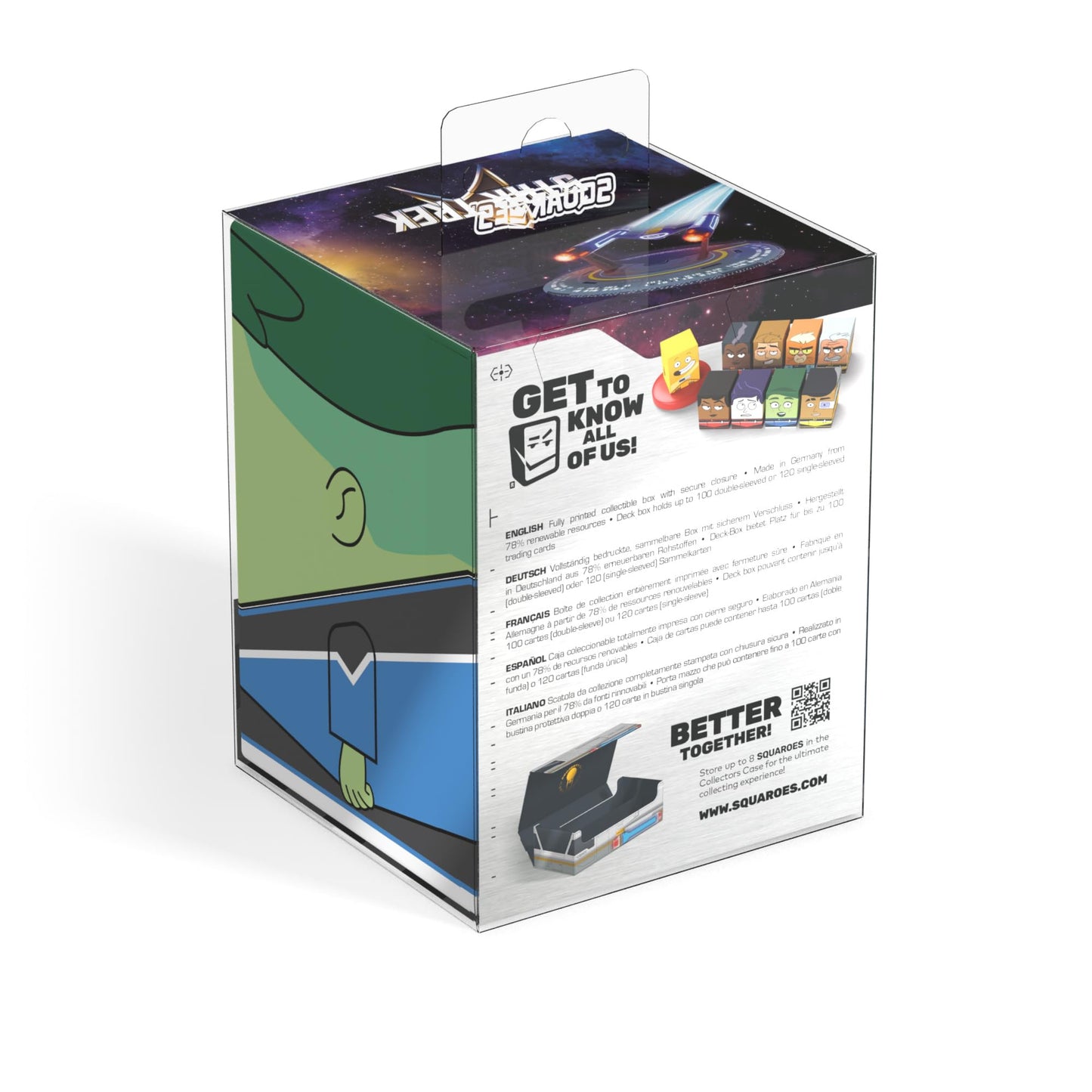 Ultimate Guard Squaroes Boulder 100+ ST003 D'Vana Tendi – Star Trek Lower Decks