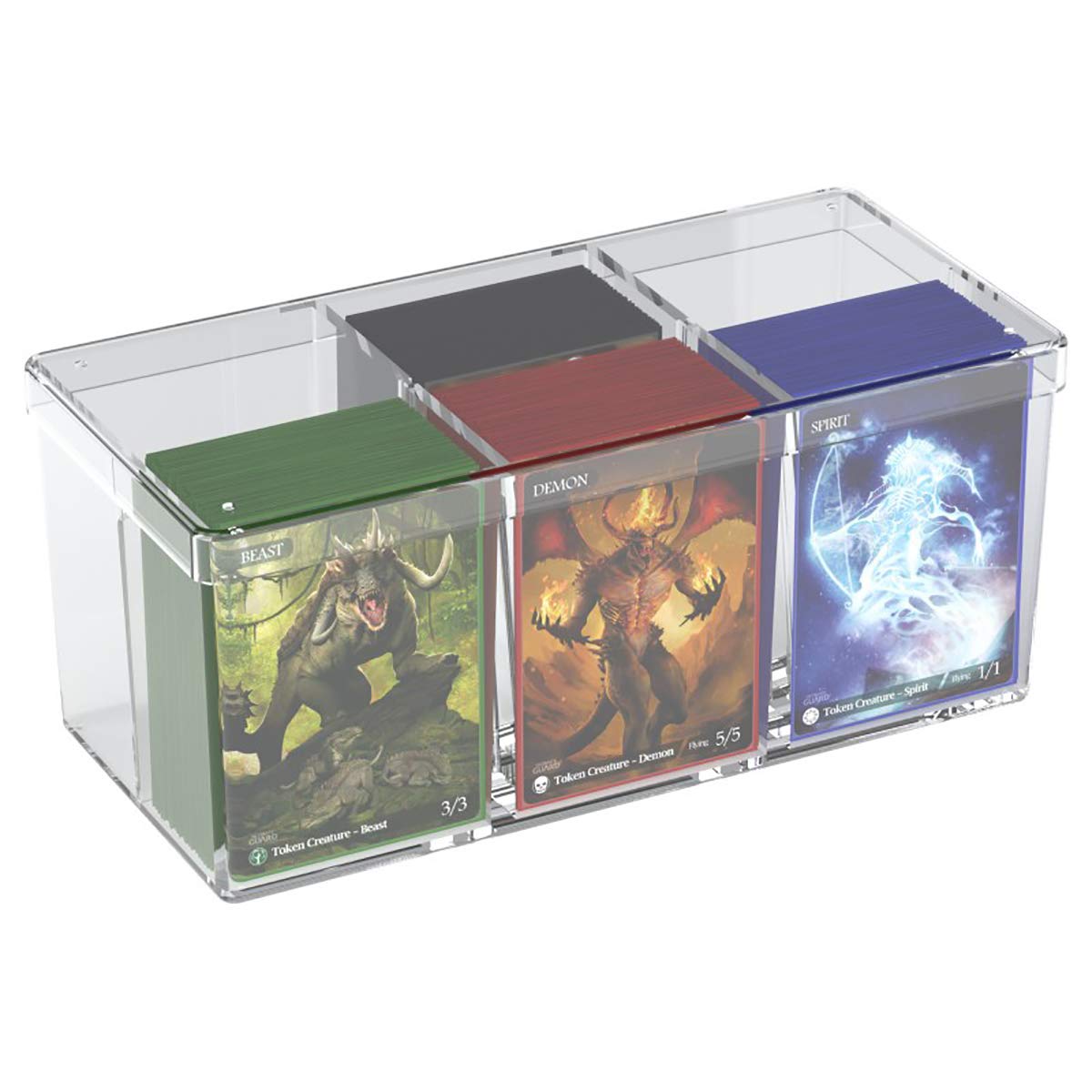 Ultimate Guard Stack 'n' Safe Deck Box 480 Cards | Clear Polystyrene