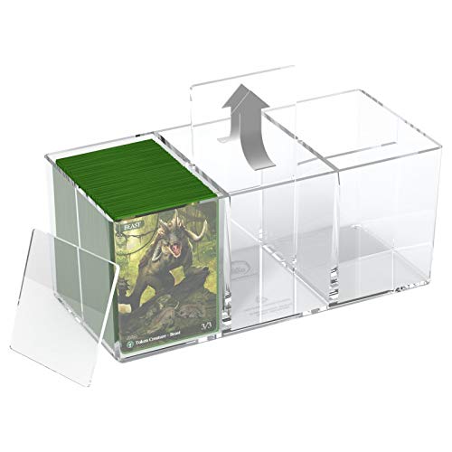 Ultimate Guard Stack 'n' Safe Deck Box 480 Cards | Clear Polystyrene