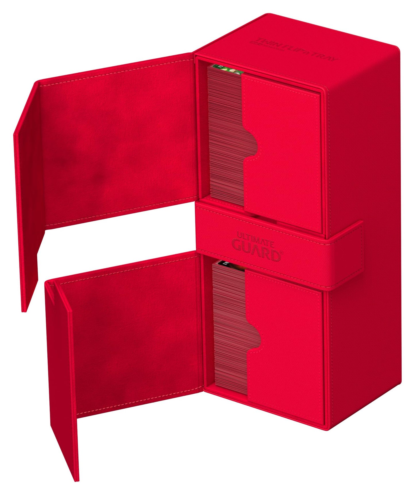 Ultimate Guard Twin Flip'n'Tray 266+ Deck Case – Independent Trays, Magnetic Closure, Microfiber Lining