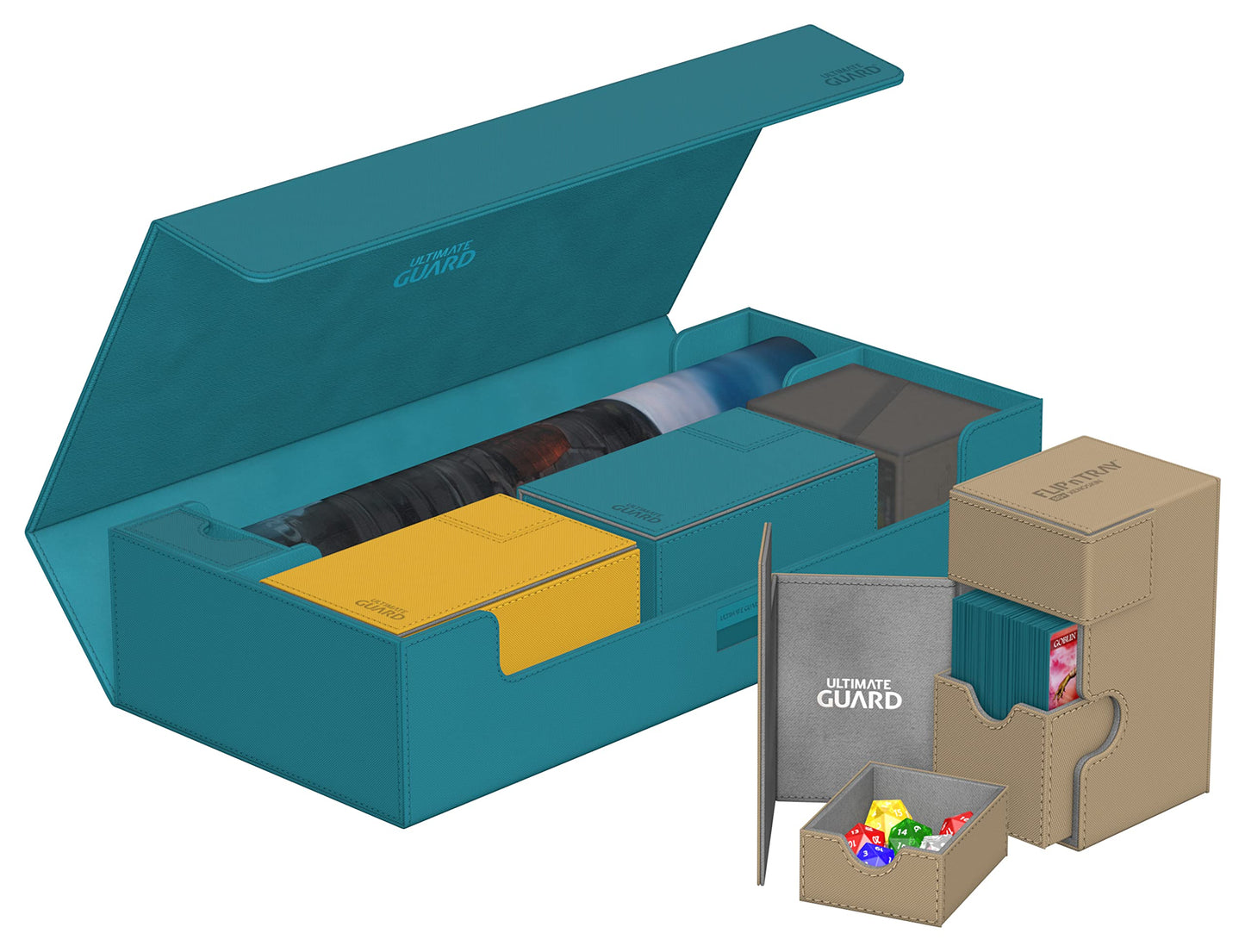 Ultimate Guard Superhive 550+ Deck Case – 550 Double-Sleeved / 650 Single-Sleeved, Magnetic Closure