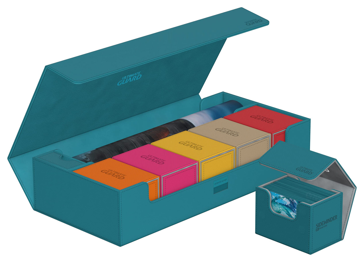 Ultimate Guard Superhive 550+ Deck Case – 550 Double-Sleeved / 650 Single-Sleeved, Magnetic Closure