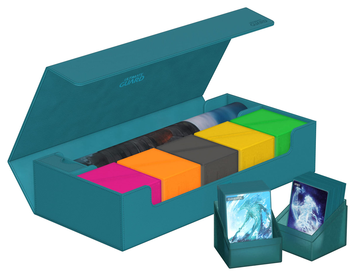 Ultimate Guard Superhive 550+ Deck Case – 550 Double-Sleeved / 650 Single-Sleeved, Magnetic Closure