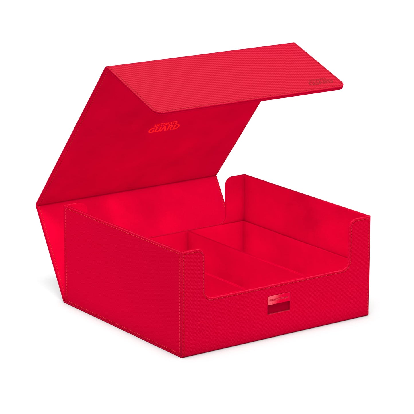 Ultimate Guard Treasurehive 90+ Magnetic Case — Holds 90 Card Cases or 370+ Toploaders (Red)