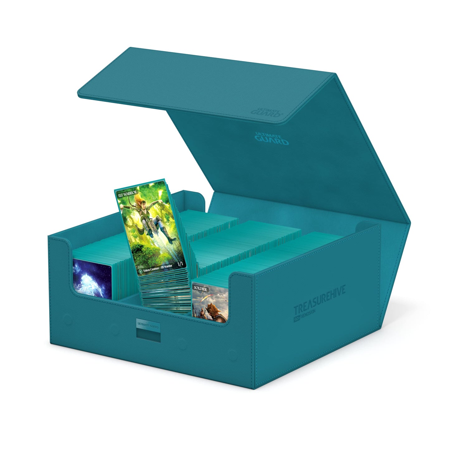 Ultimate Guard Treasurehive 90+ XenoSkin Petrol Blue — 252 x 252 x 125 mm