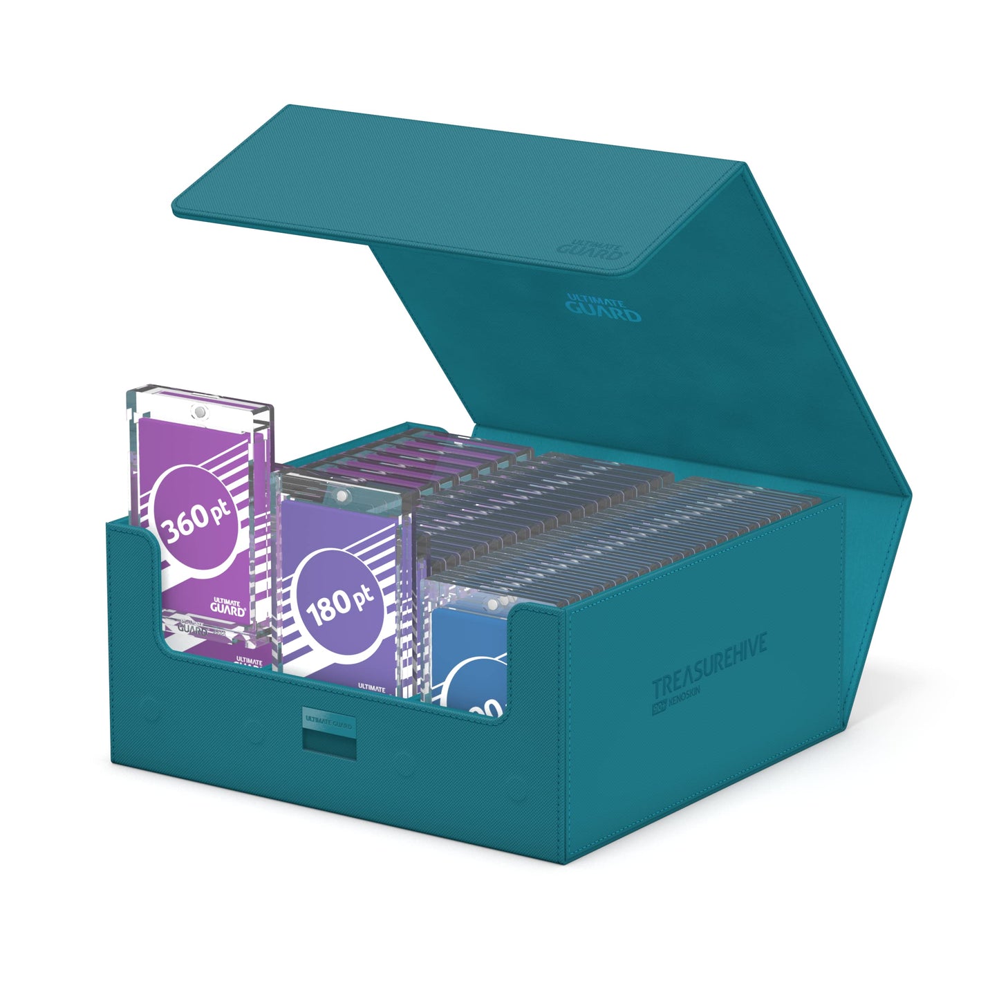 Ultimate Guard Treasurehive 90+ XenoSkin Petrol Blue — 252 x 252 x 125 mm