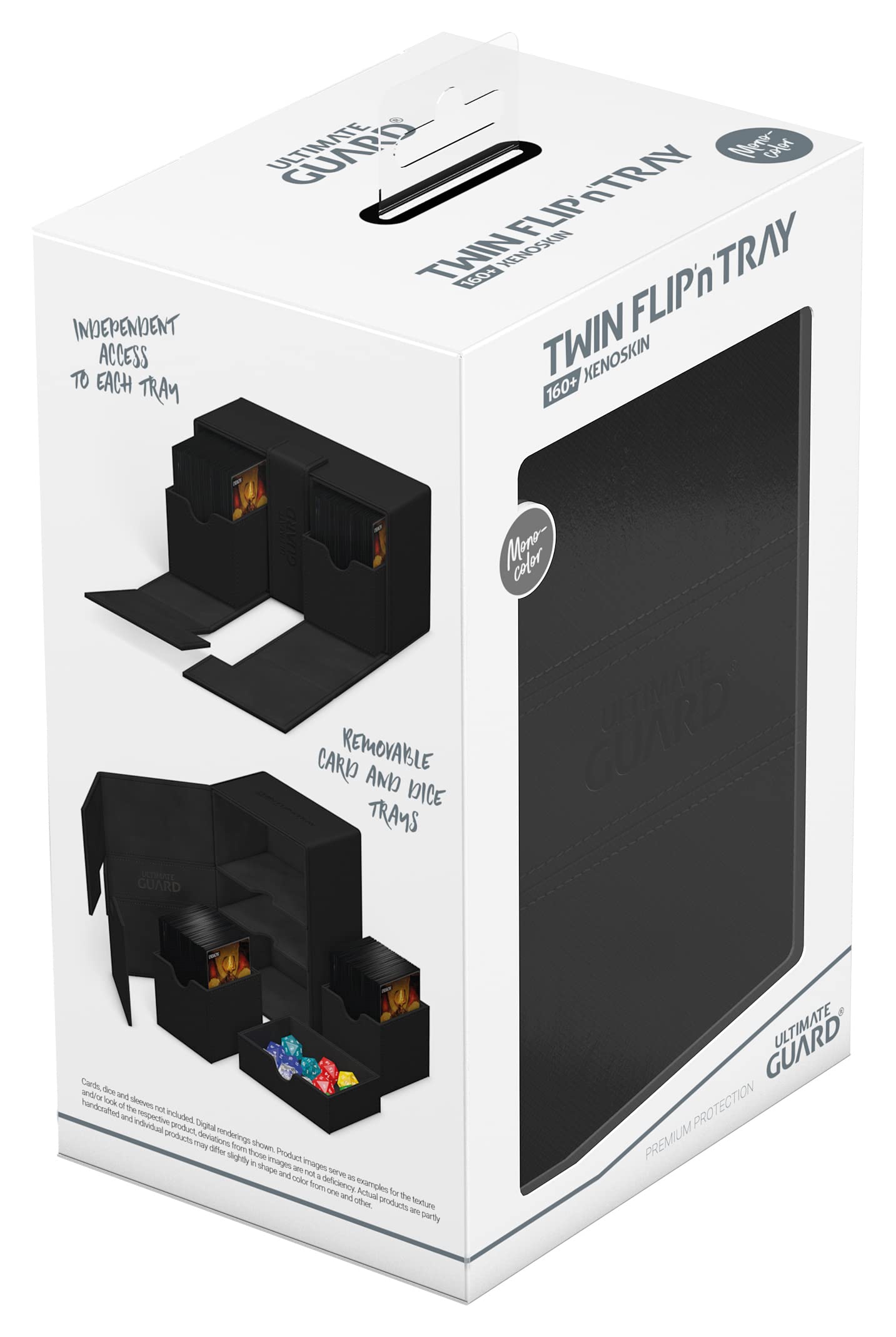 Ultimate Guard Twin Flip'n'Tray 160+ Deck Case – 2 Trays, Magnetic Closure