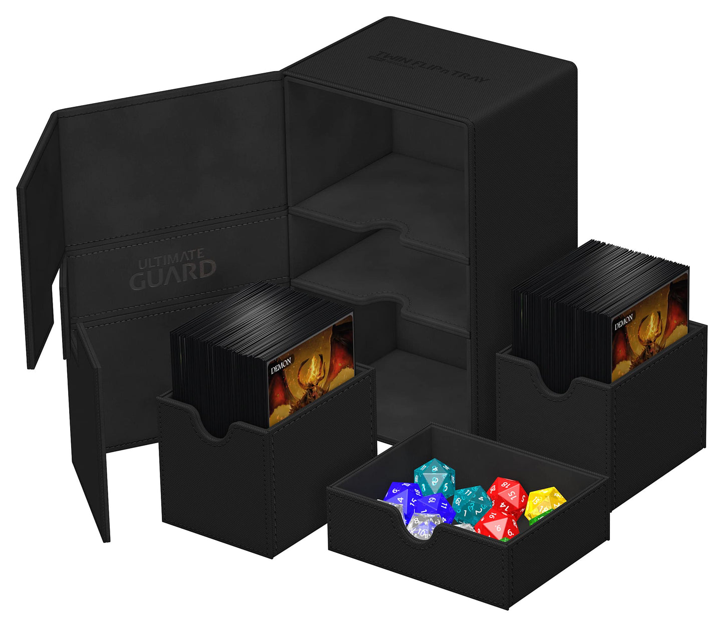 Ultimate Guard Twin Flip'n'Tray 160+ Deck Case – 2 Trays, Magnetic Closure