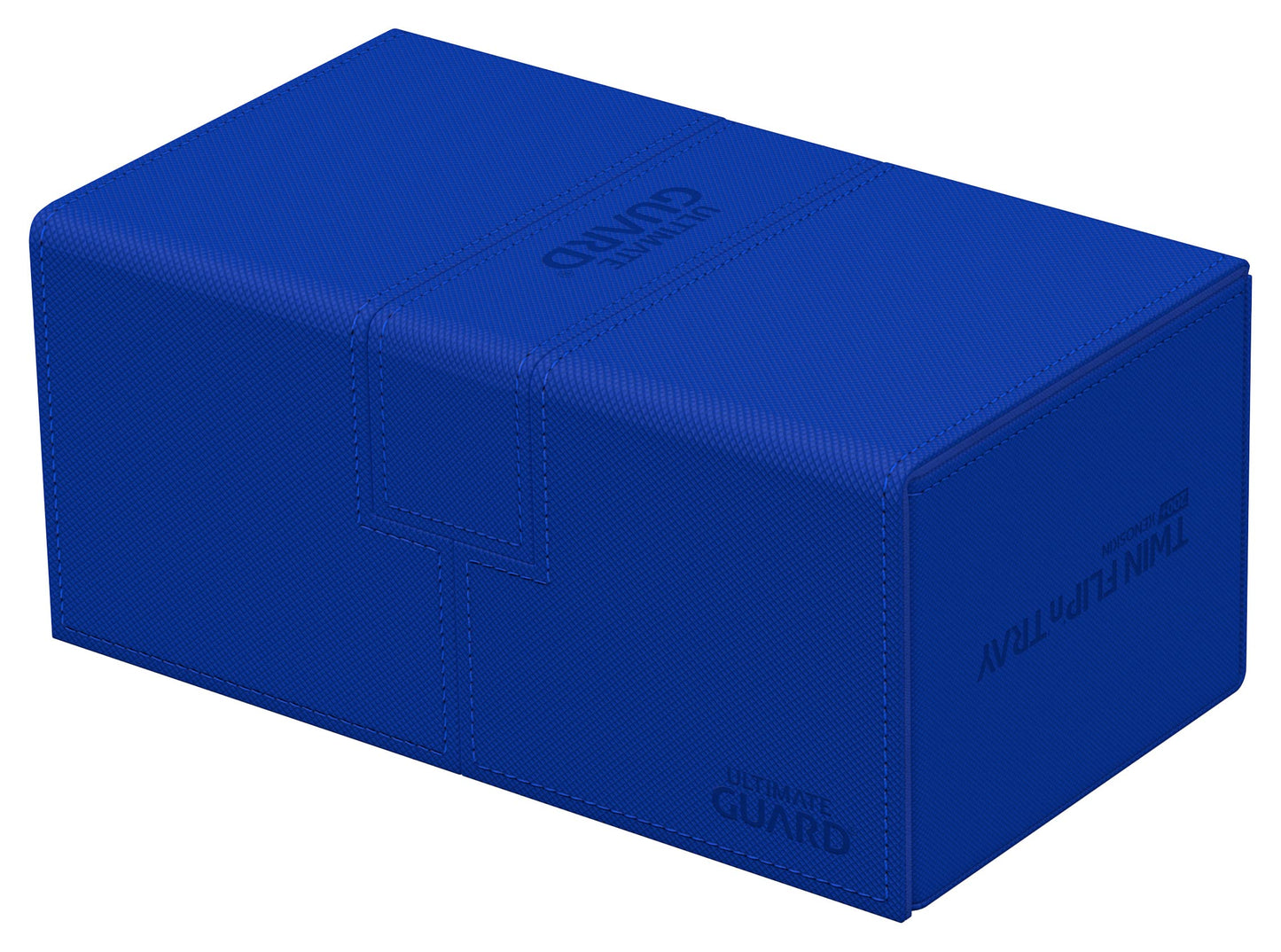 Ultimate Guard Twin Flip'n'Tray 200+ Deck Case with Dice Tray - Blue