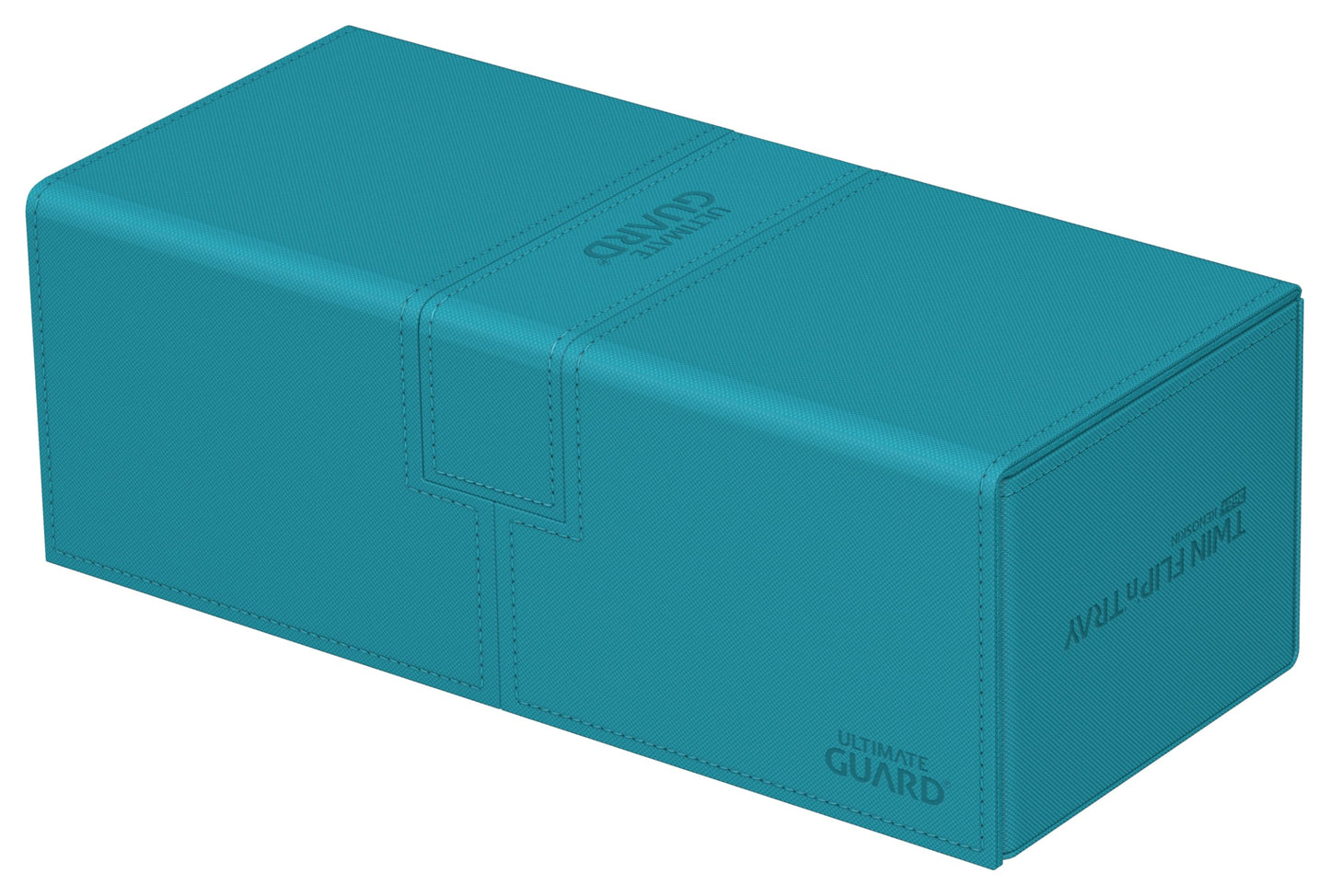 Ultimate Guard Twin Flip'n'Tray 266+ Petrol Deck Case | 266 Double-Sleeved Cards + Dice Tray