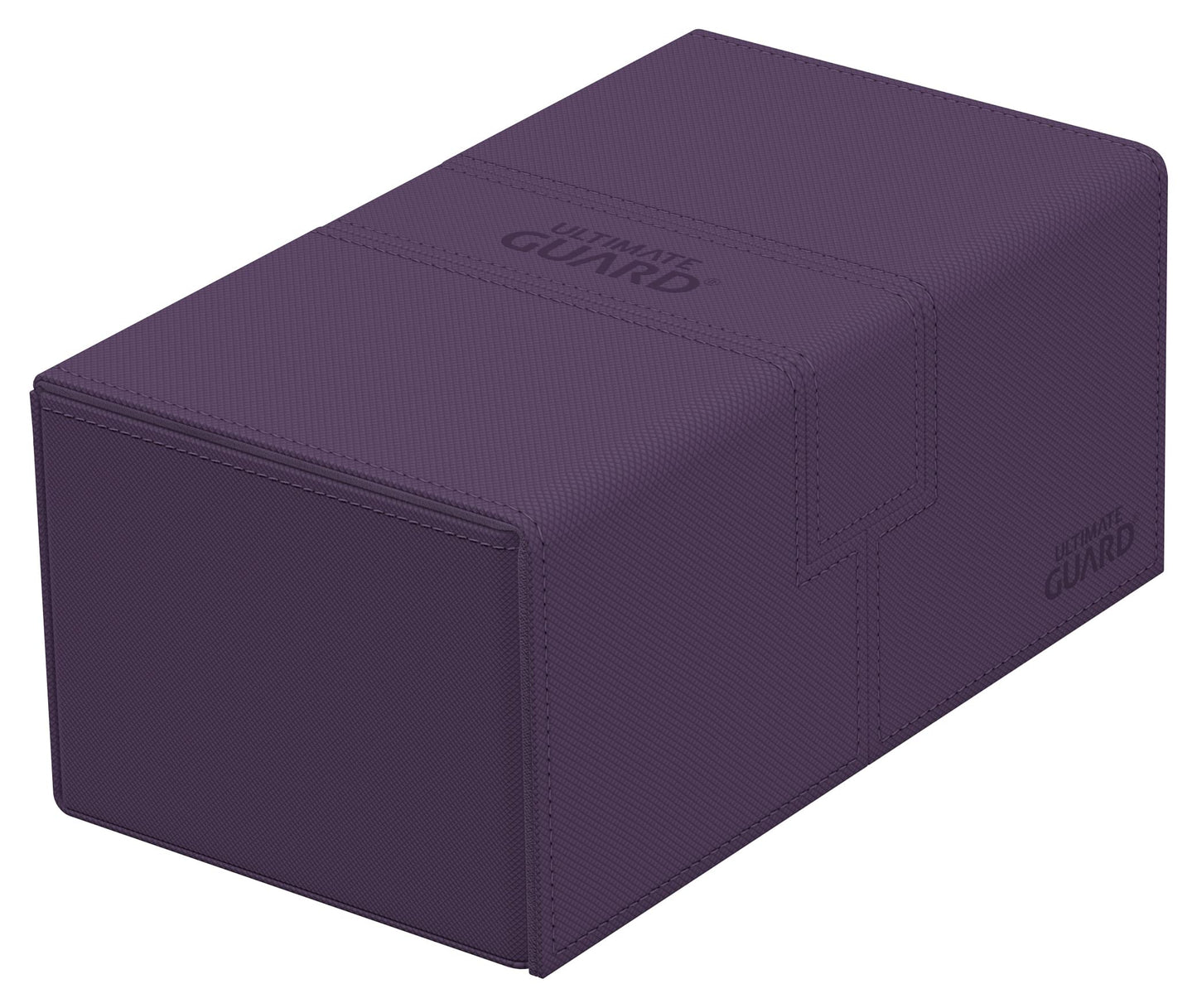 Ultimate Guard Twin Flip'n'Tray 200+ Purple Deck Case – Independent Access & Dice Tray