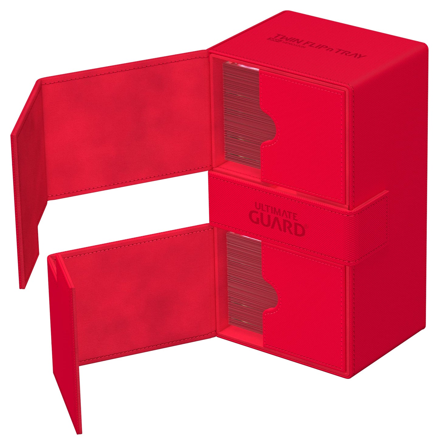 Ultimate Guard Twin Flip'n'Tray 200+ Deck Case – 200 Cards, Magnetic Closure, Microfiber Lining