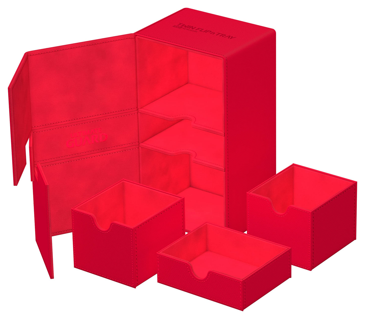 Ultimate Guard Twin Flip'n'Tray 200+ Deck Case – 200 Cards, Magnetic Closure, Microfiber Lining