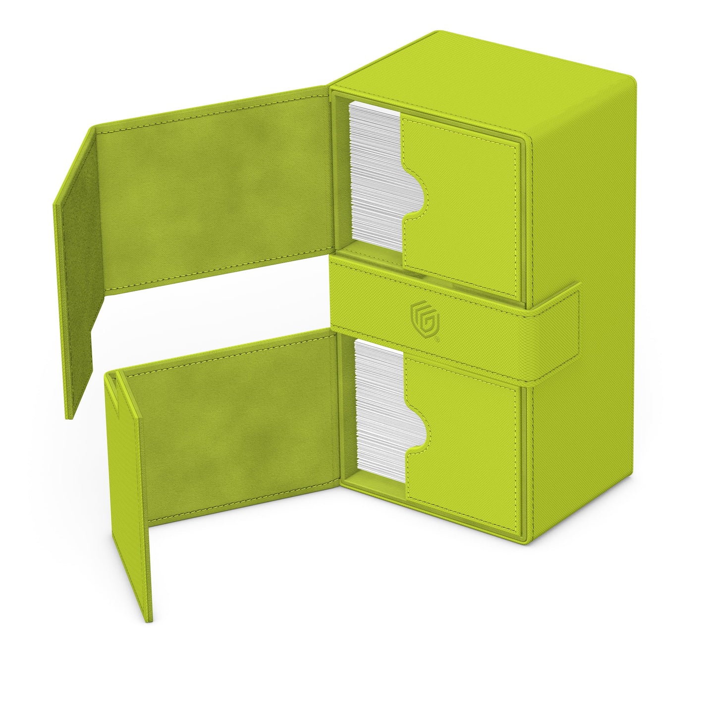 Ultimate Guard Twin Flip'n'Tray 200+ Xenoskin Lime — 2025 Summer Edition
