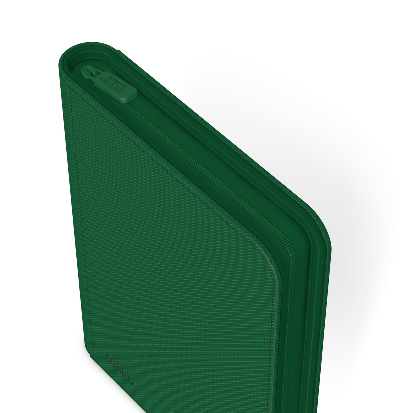 Ultimate Guard Zipfolio 160 – 8 Pocket Xenoskin Green | Card Portfolio for Standard & Japanese Cards