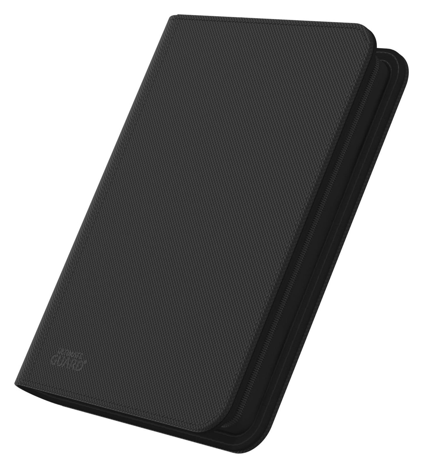 Ultimate Guard Zipfolio 160 – 8 Pocket XenoSkin Black | Card Organizer for Travel & Tournaments