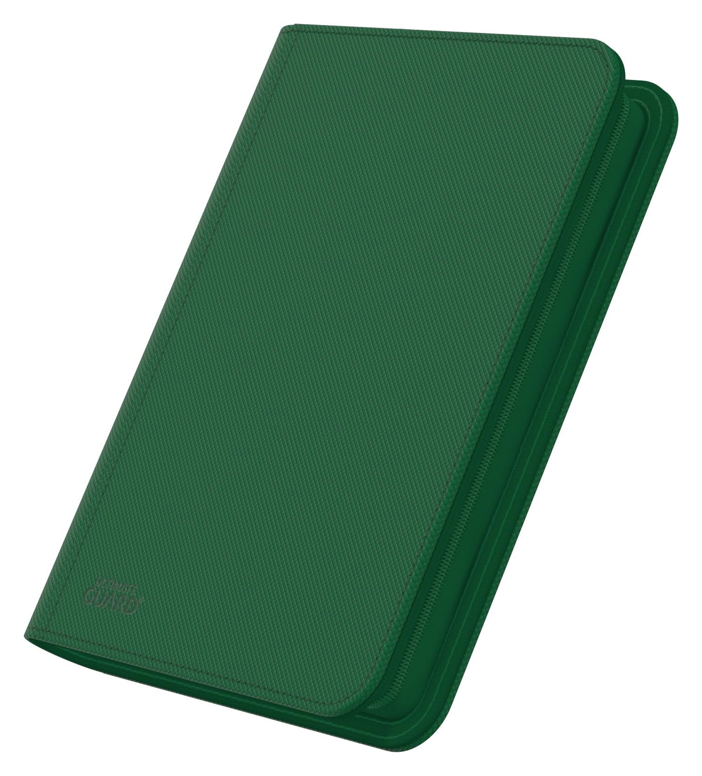 Ultimate Guard Zipfolio 160 – 8 Pocket Xenoskin Green | Card Portfolio for Standard & Japanese Cards