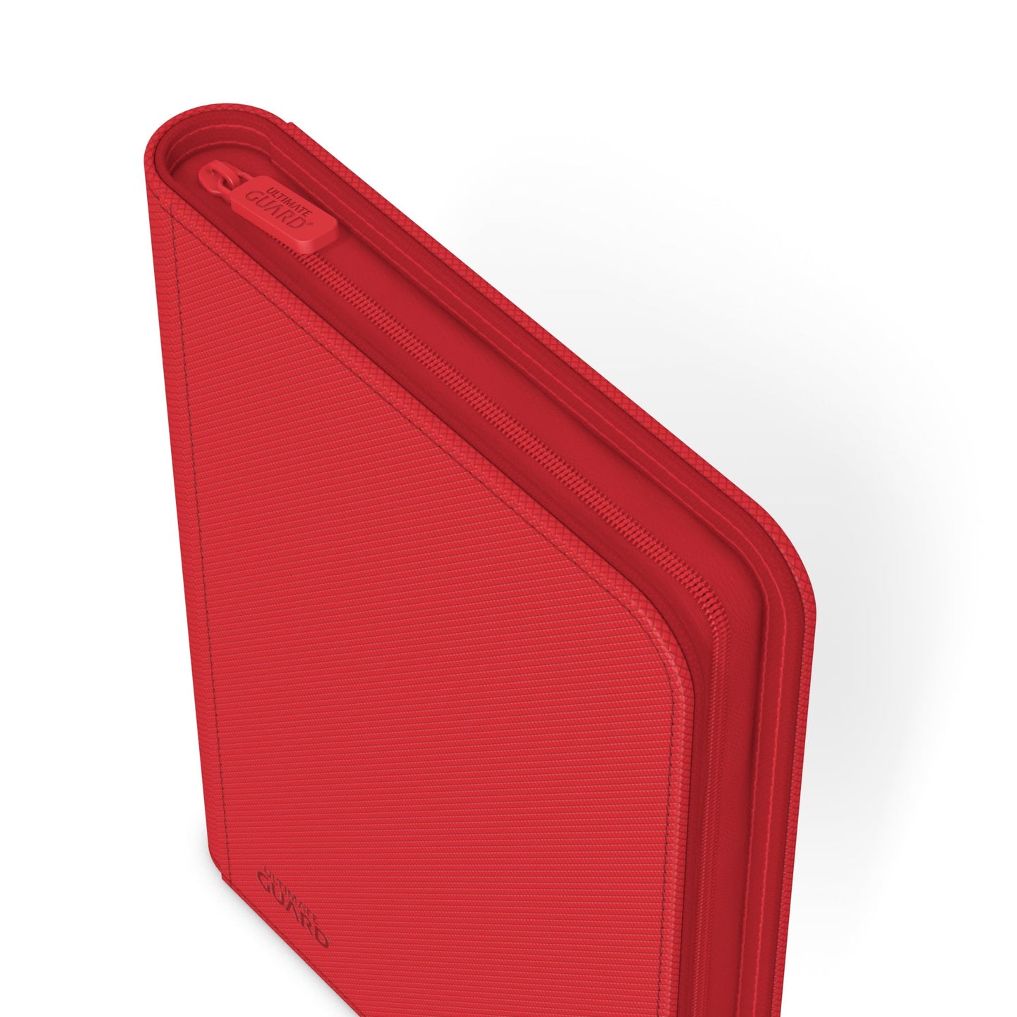 Ultimate Guard Zipfolio 160 – 8 Pocket Xenoskin Red | Premium Card Portfolio