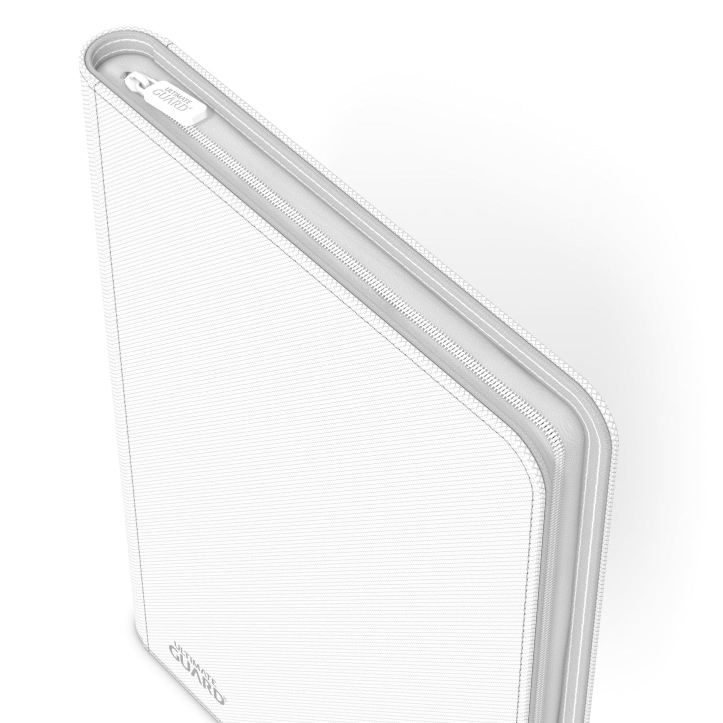 Ultimate Guard Zipfolio 360 – 18 Pocket Xenoskin White | Side-Loading Card Portfolio