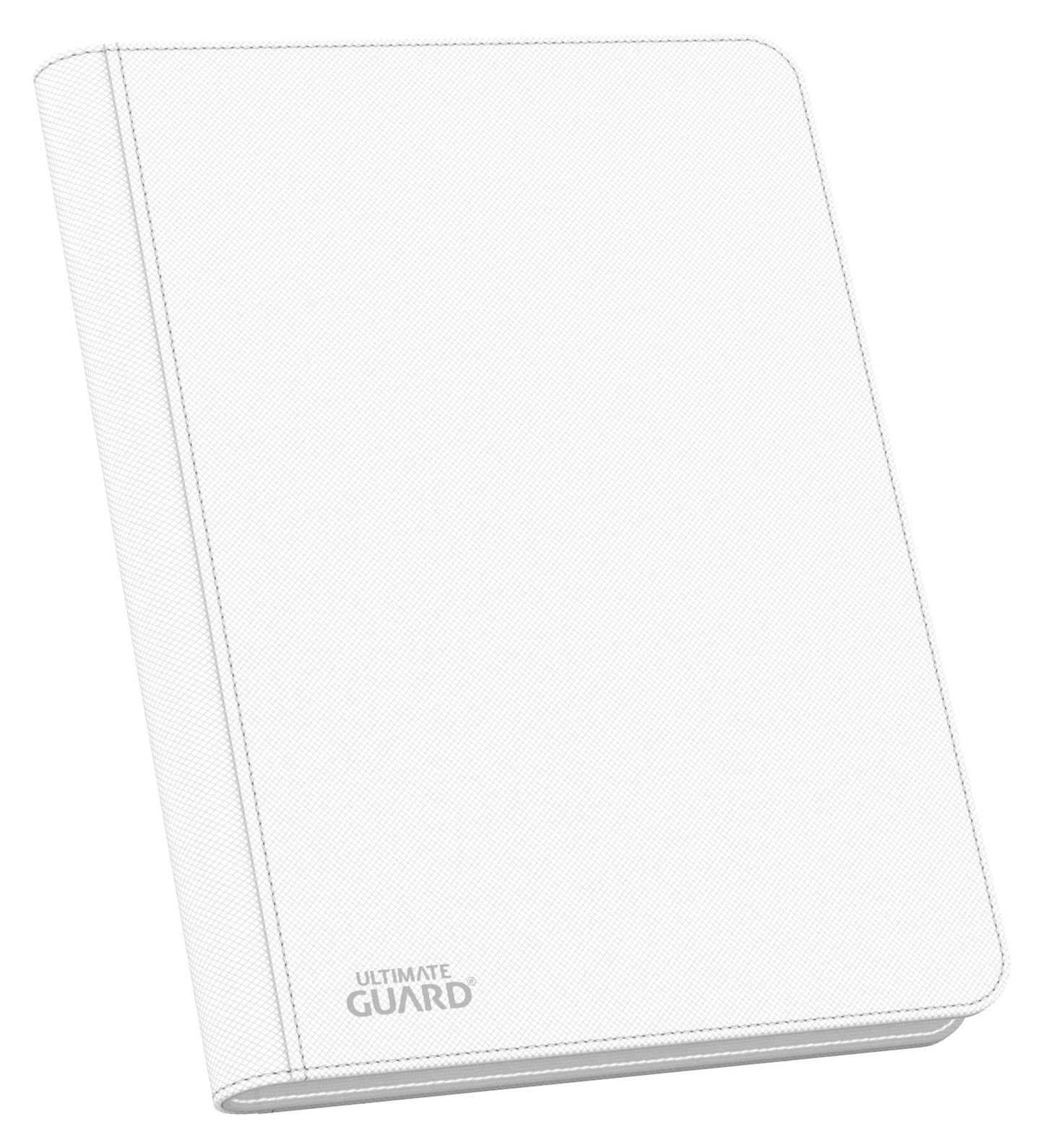 Ultimate Guard Zipfolio 360 – 18 Pocket Xenoskin White | Side-Loading Card Portfolio
