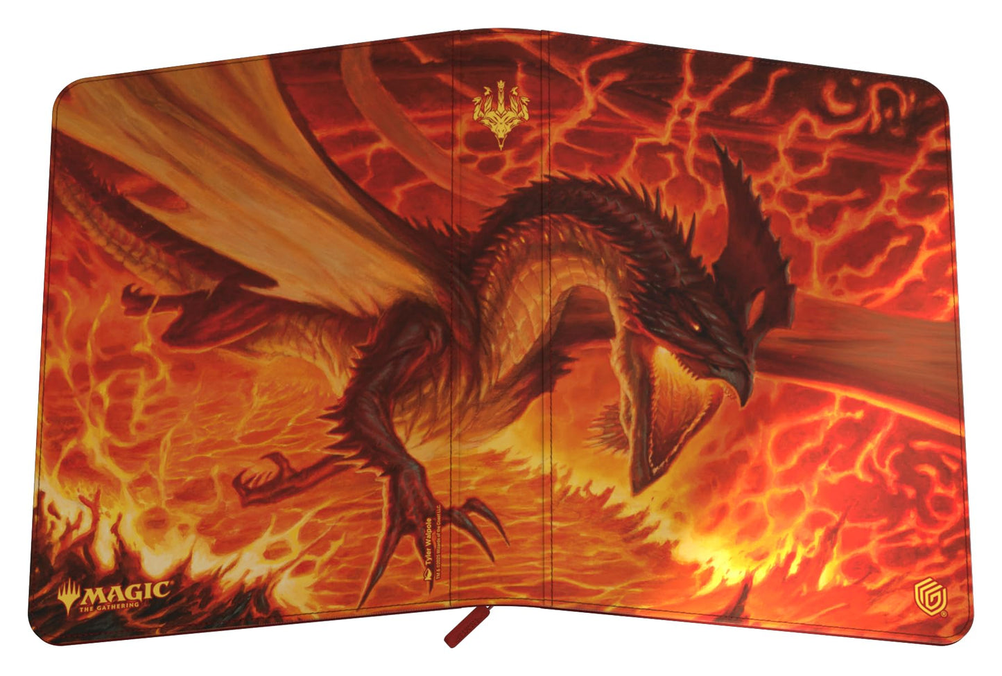 Ultimate Guard Zipfolio 360 Xenoskin – MTG Tarkir: Dragonstorm, Magmatic Hellkite Binder