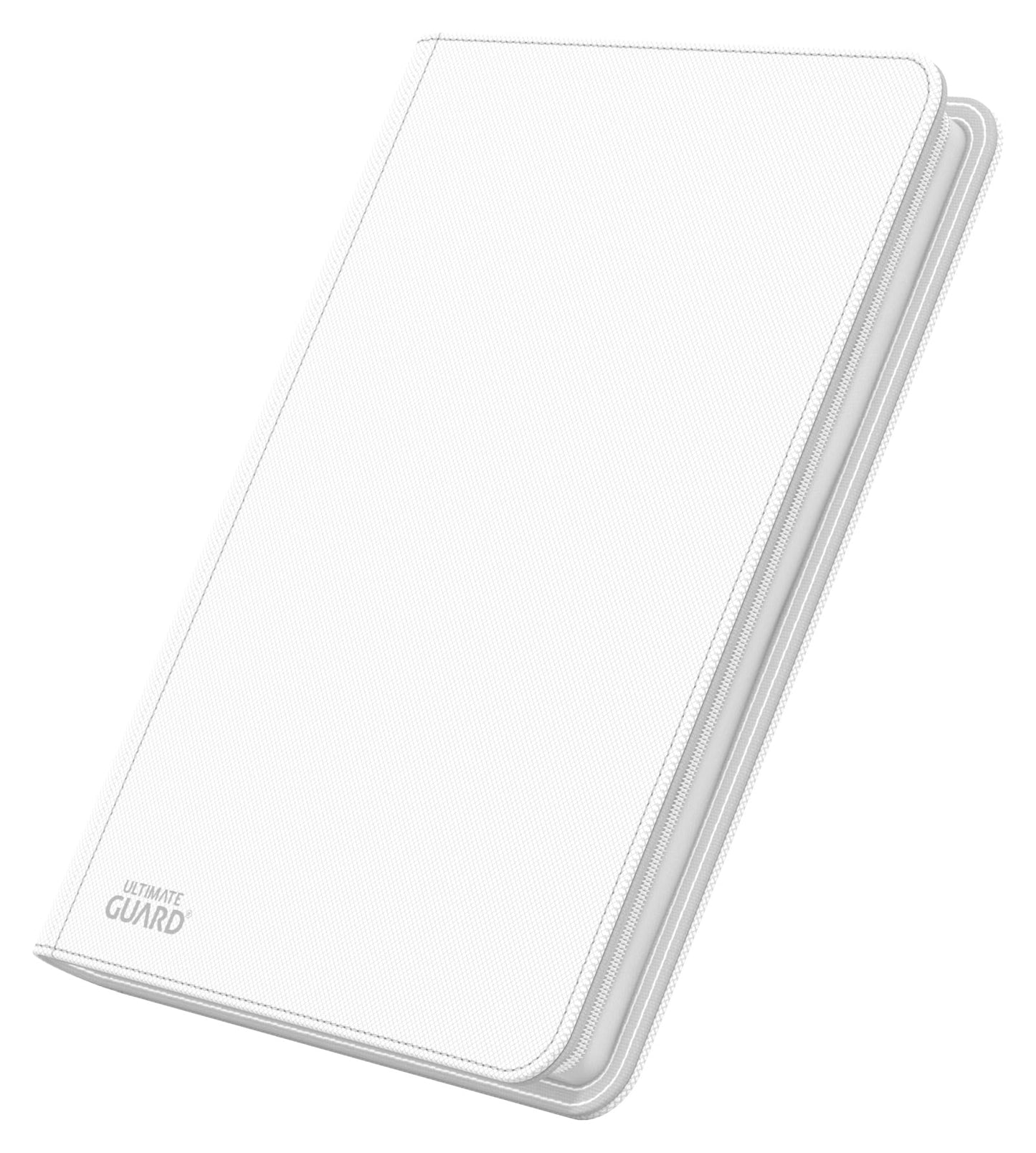 Ultimate Guard Zipfolio 360 – 18 Pocket Xenoskin White | Side-Loading Card Portfolio