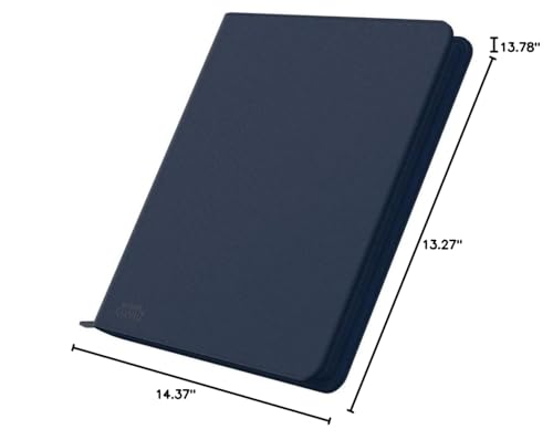 Ultimate Guard Zipfolio 480 – 24 Pocket XenoSkin Quadrow Blue