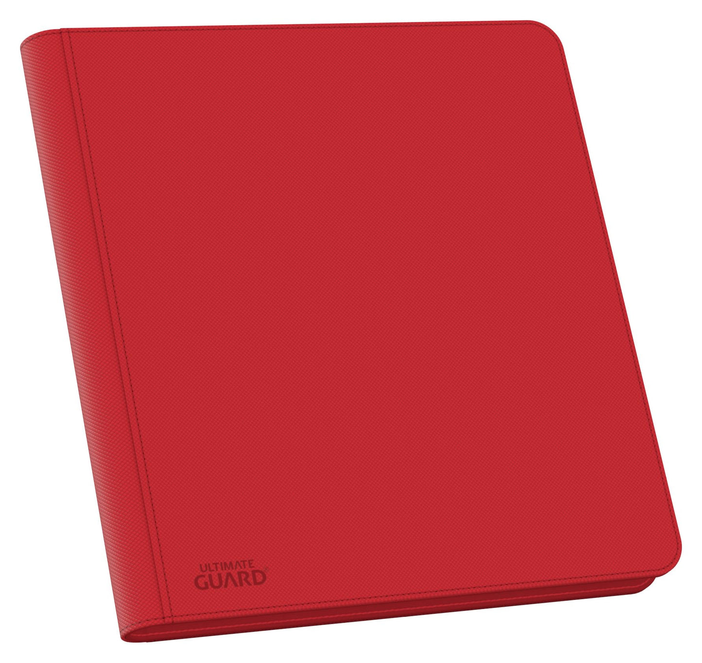 Ultimate Guard Zipfolio 480 – 24 Pocket XenoSkin Quadrow Red | Side-Loading Pockets & Zipper