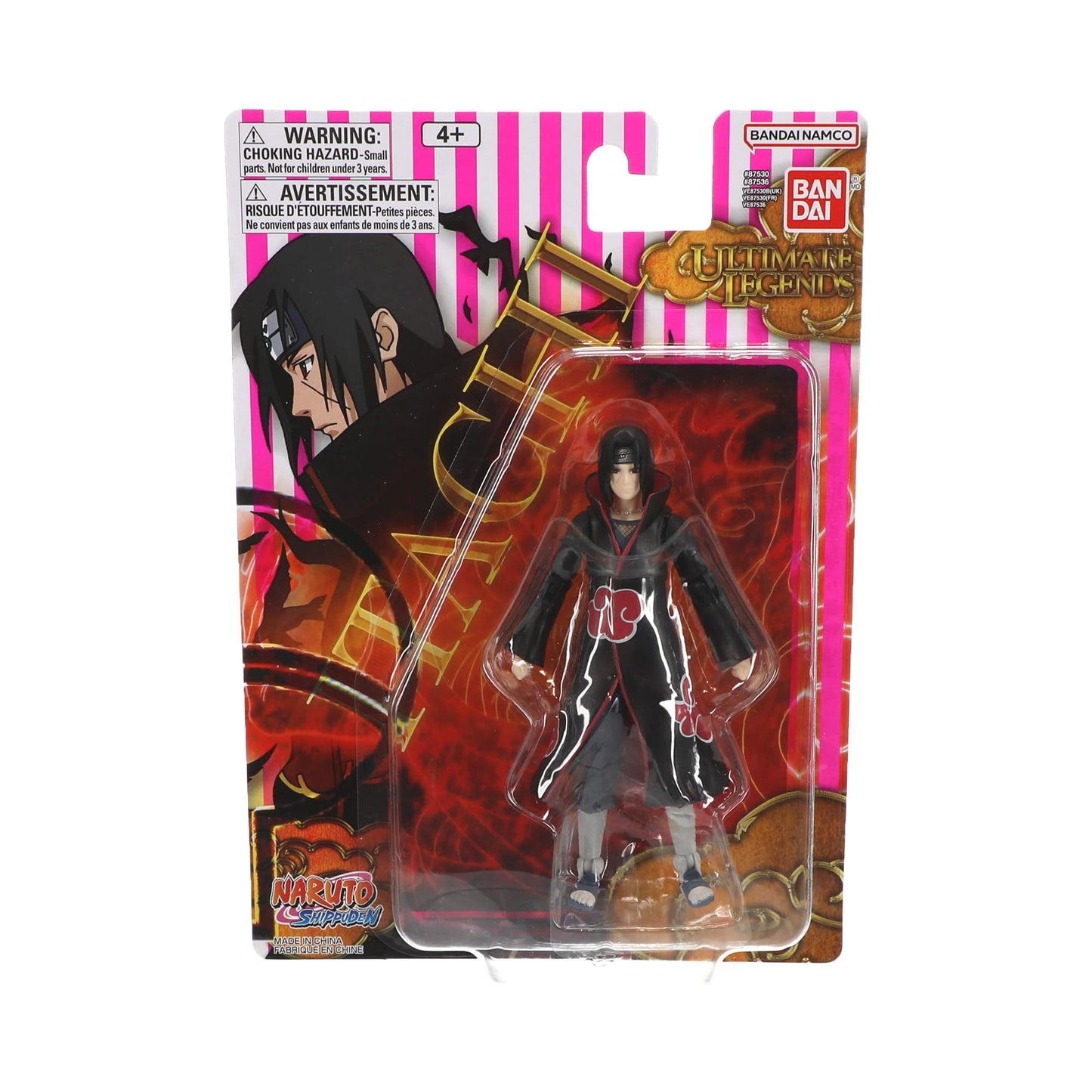 Ultimate Legends Naruto Itachi Uchiha (Adult) 5-Inch Action Figure - 27-Point Articulation