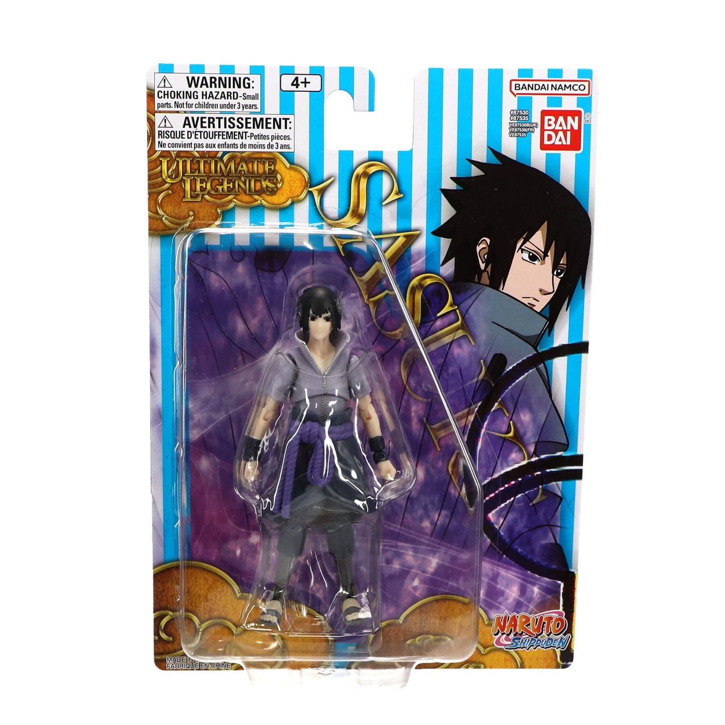 Ultimate Legends Naruto Sasuke Uchiha – 5-Inch Action Figure | 27-Point Articulation