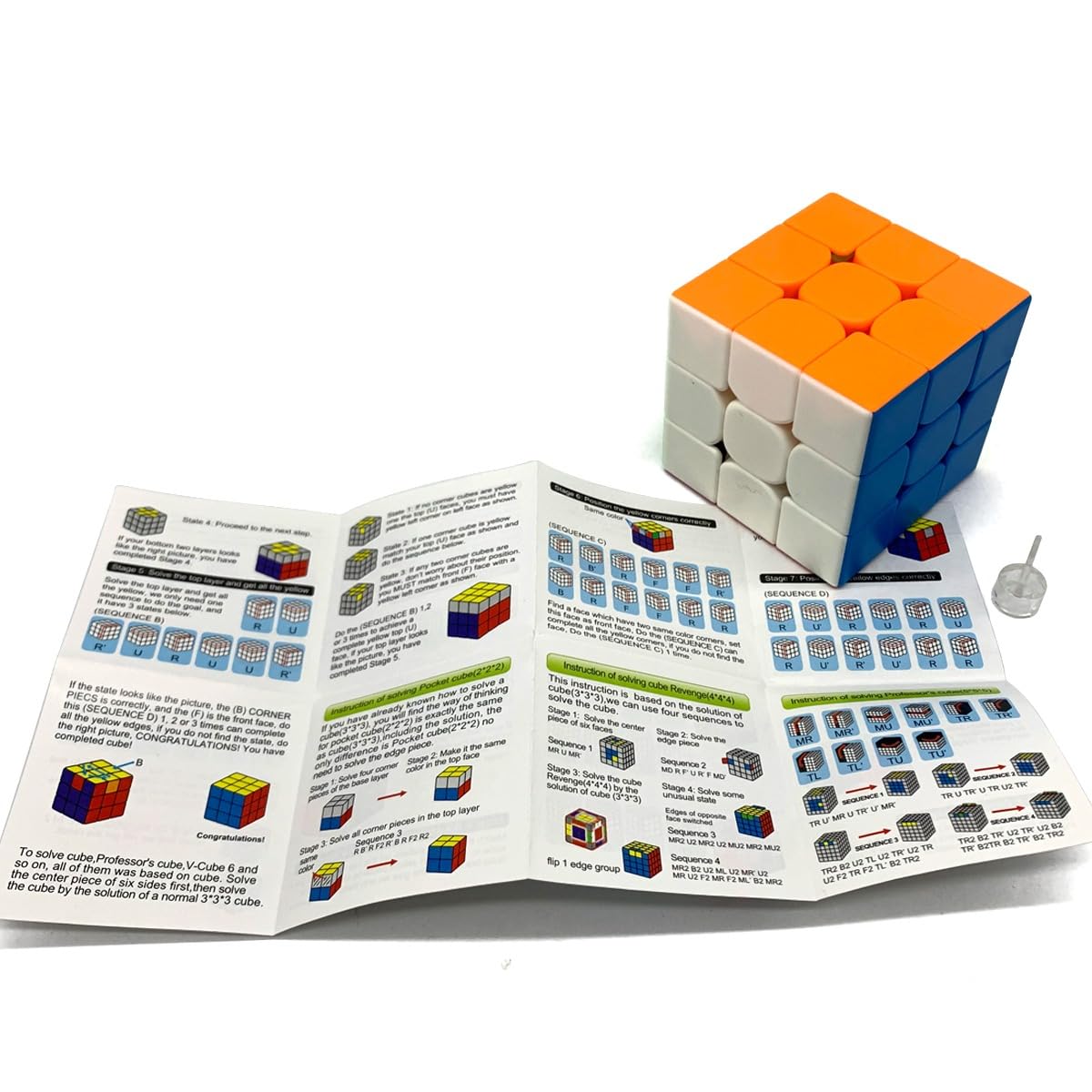 Magnetic 3x3 Speed Cube – Stickerless, Adjustable Tension & Corner-Cutting | Beginner to Competition