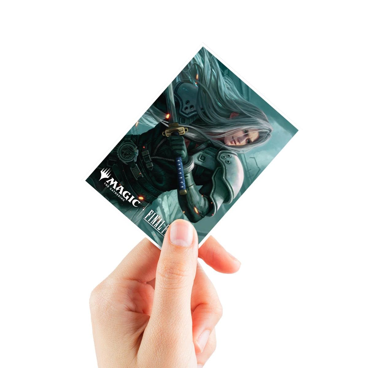 Ultra PRO Final Fantasy x Universes Beyond Sephiroth APEX 105ct Deck Protector Sleeves for MTG