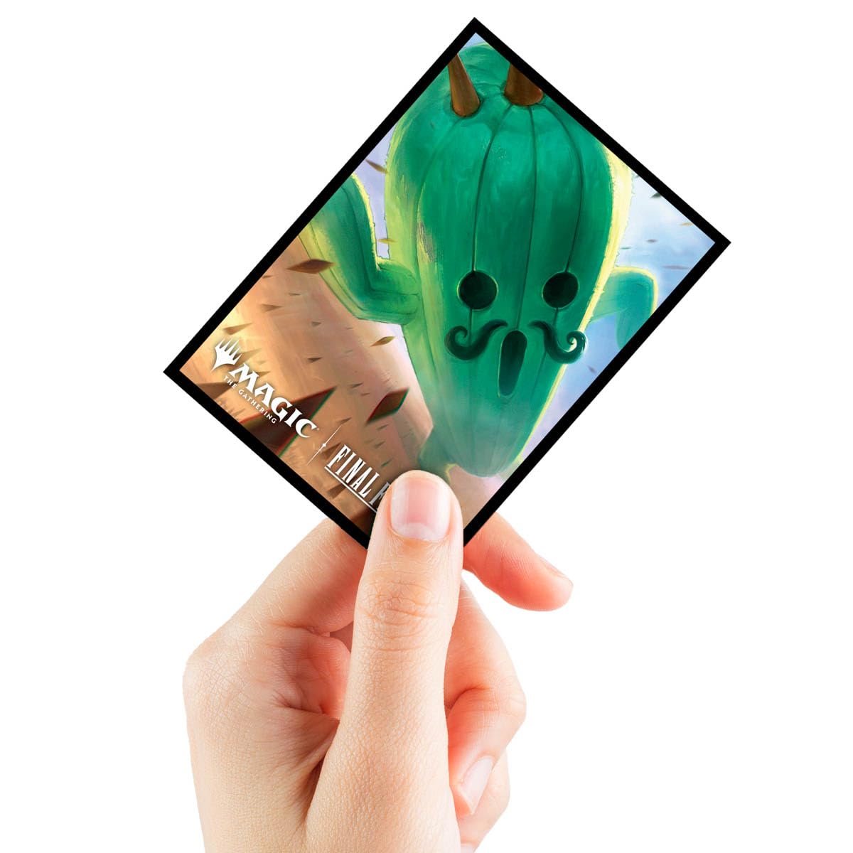 Ultra PRO Final Fantasy x Universes Beyond Cactuar 100ct Deck Protector Sleeves for Magic: The Gathering