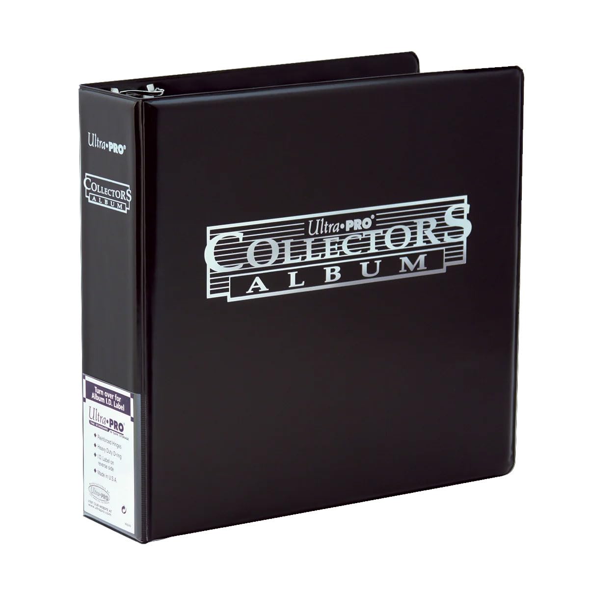 Ultra Pro 3in Black Collectors Album | Premium 3-Inch Binder for Standard-Size Pages