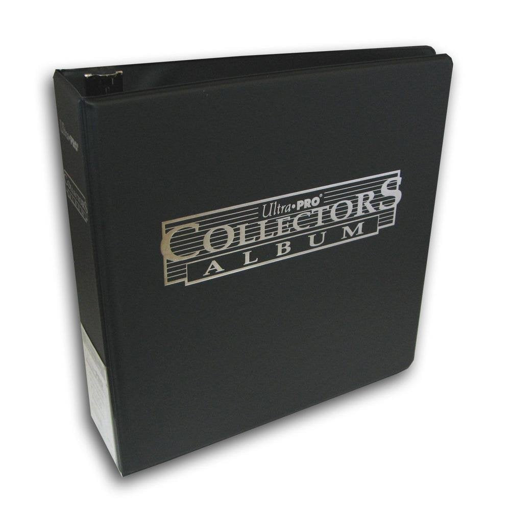 Ultra Pro 3in Black Collectors Album | Premium 3-Inch Binder for Standard-Size Pages