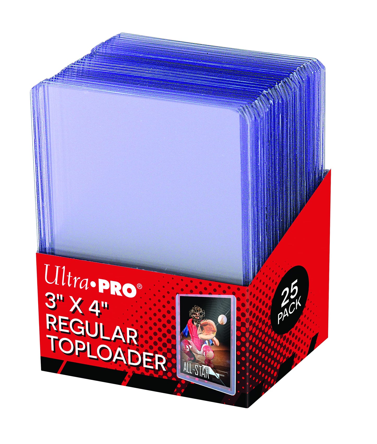 Ultra Pro 3x4 Clear Toploaders – 25ct Card Protectors for Collectible Cards