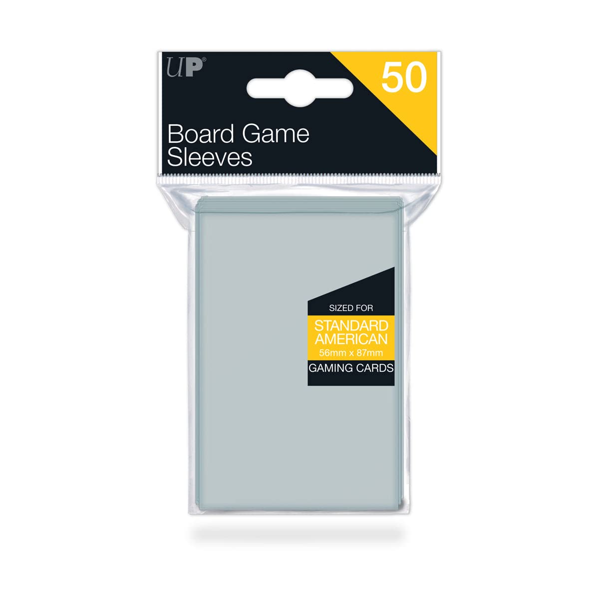 Ultra PRO 56mm x 87mm Standard American Board Game Sleeves – 50 Count
