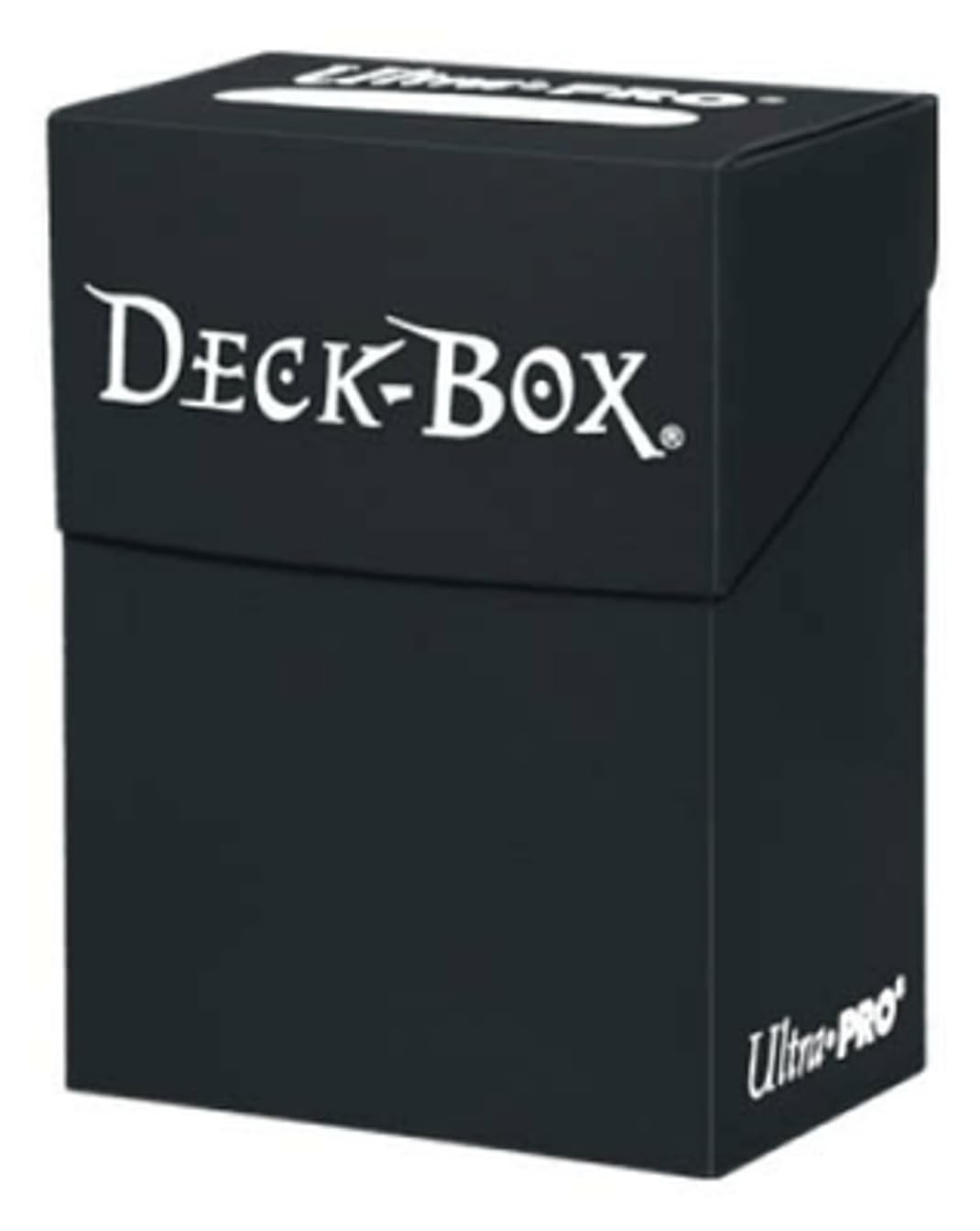 Ultra Pro 80 Card Deck Box – Black | Durable, Secure Card Storage