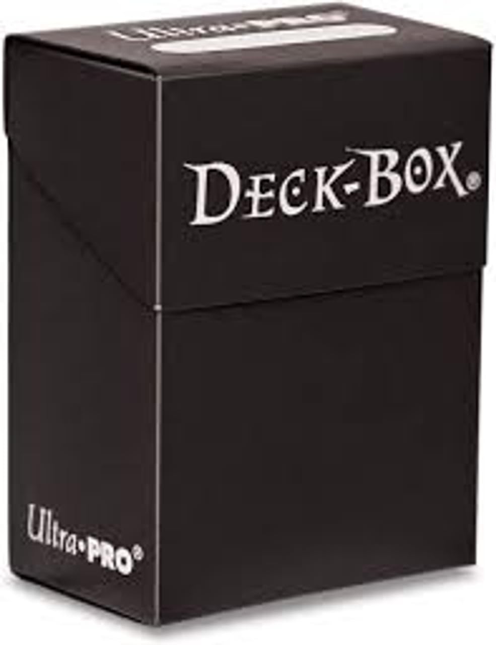 Ultra Pro 80 Card Deck Box – Black | Durable, Secure Card Storage