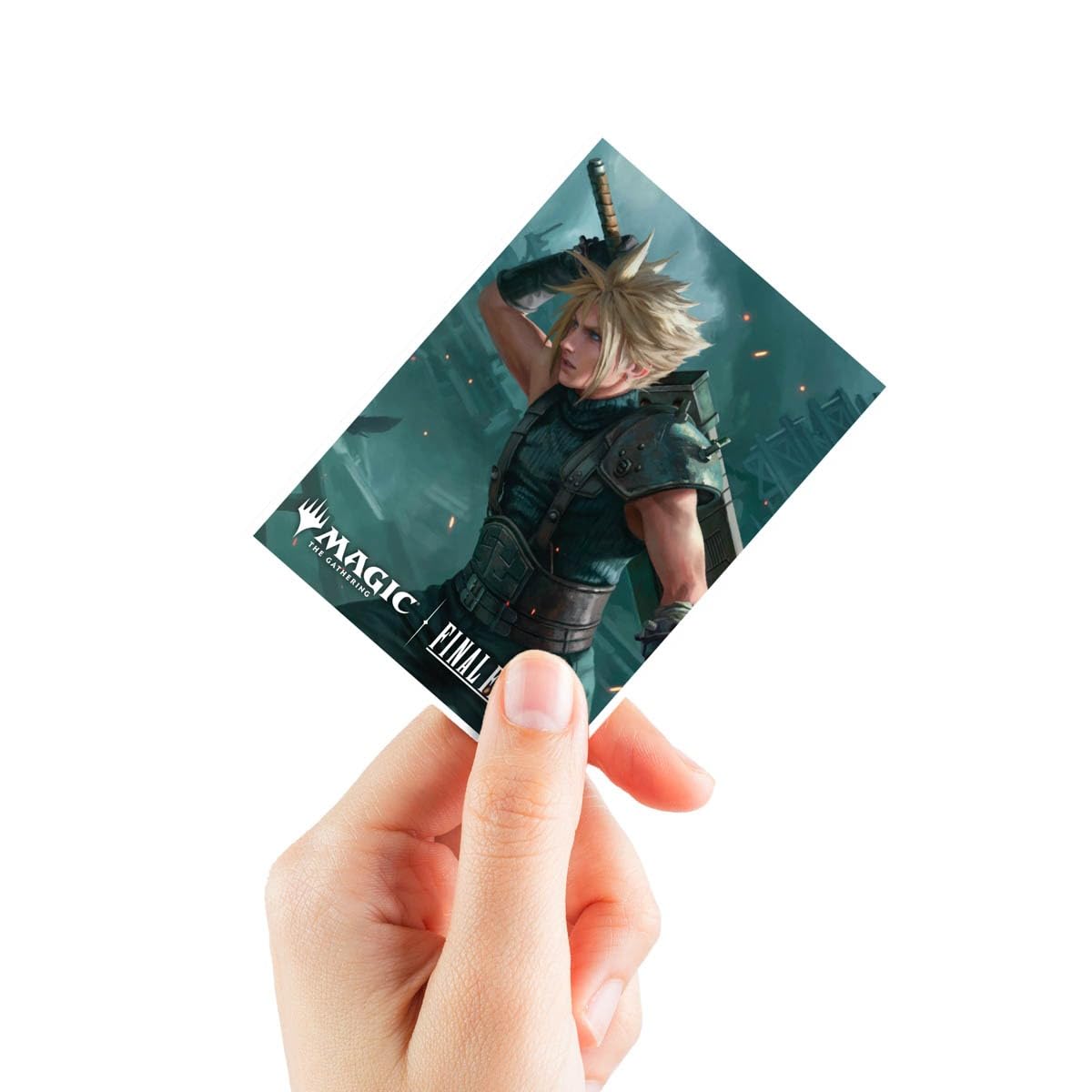 Ultra PRO Final Fantasy x Universes Beyond Cloud Ex-Soldier 105ct APEX Deck Protector Sleeves for MTG