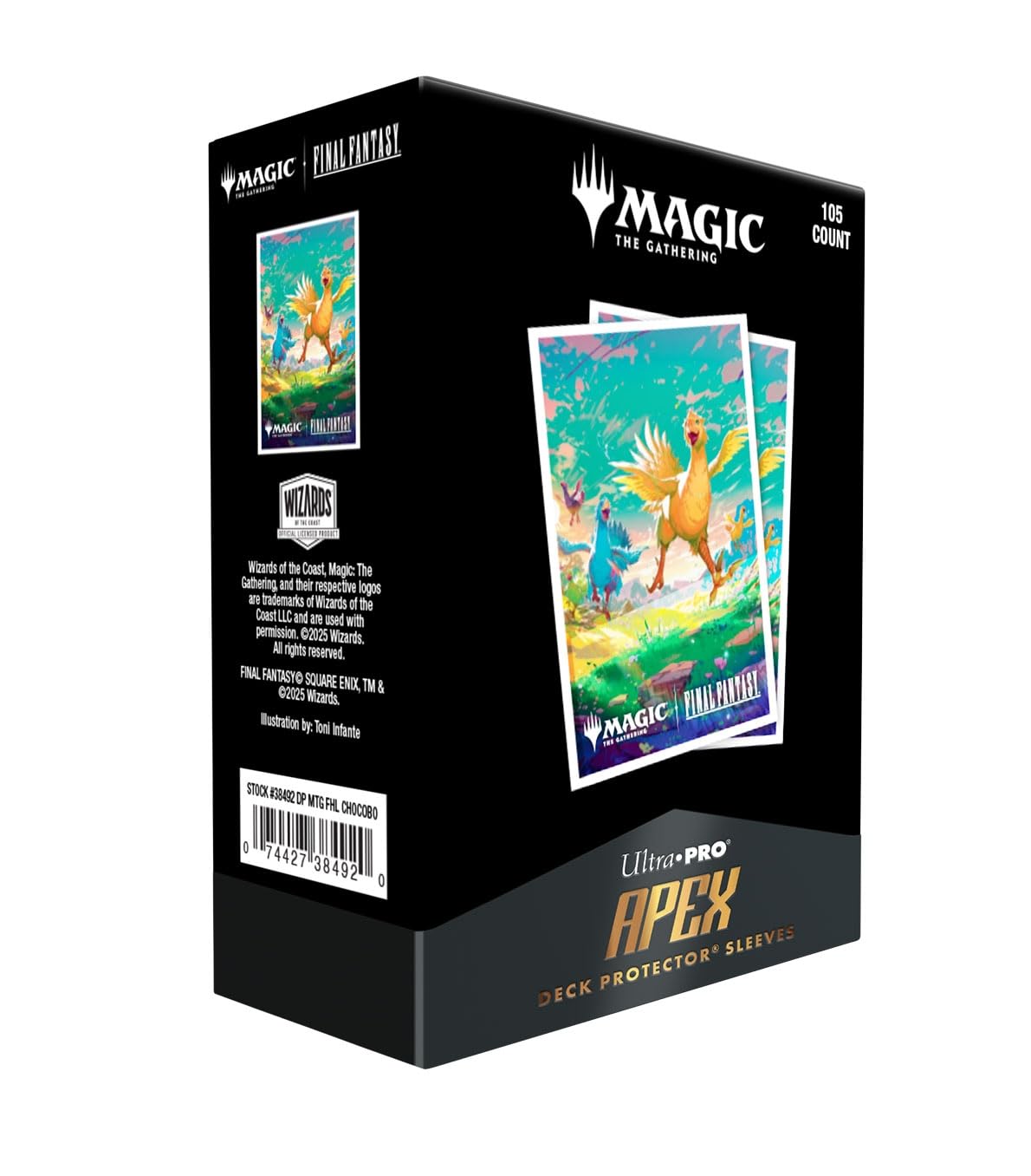 Ultra Pro Apex Deck Protector Sleeves – MTG Final Fantasy Chocobo (105 Pack)