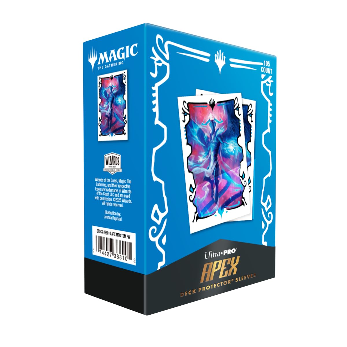 Ultra PRO APEX Deck Protector Sleeves – Tarkir Dragonstorm Ugin, Eye of the Storms, 105-Count for MTG