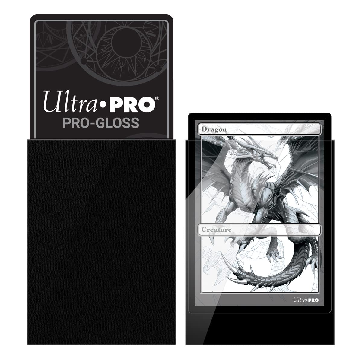 Ultra Pro Deck Protector Sleeves for Standard Size Cards – Black, 100 Count