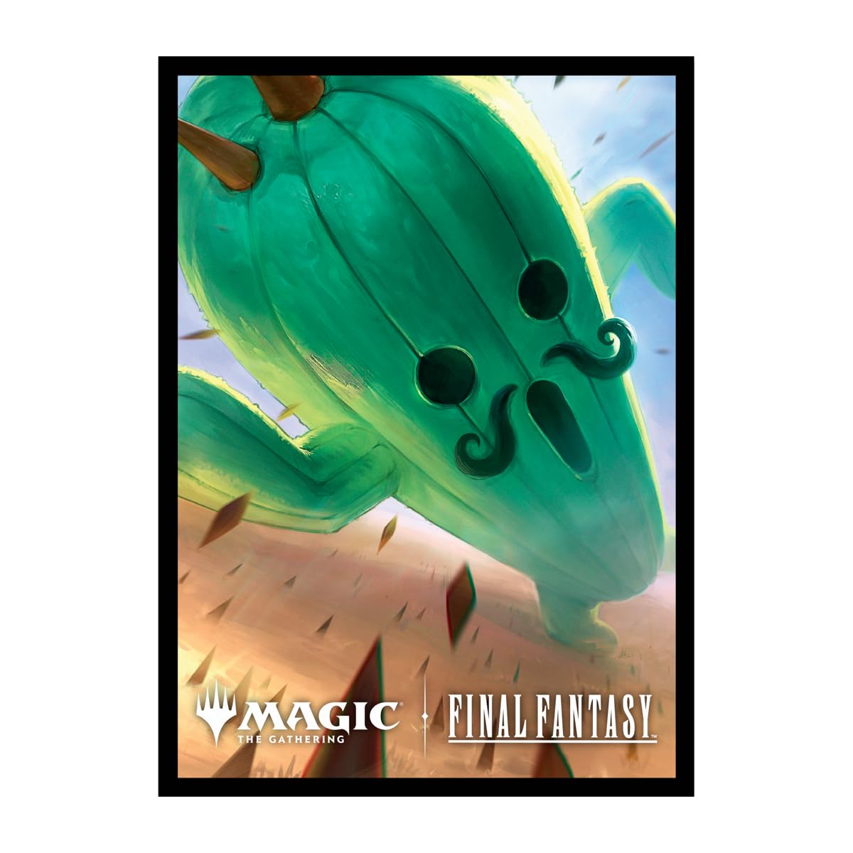 Ultra PRO Final Fantasy x Universes Beyond Cactuar 100ct Deck Protector Sleeves for Magic: The Gathering