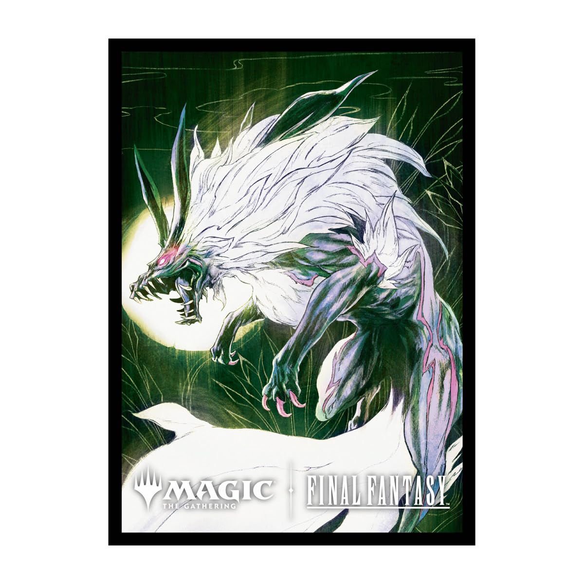 Ultra PRO Final Fantasy x Universes Beyond Summon Fenrir 100ct Deck Protector Sleeves for Magic: The Gathering | MTG Accessories