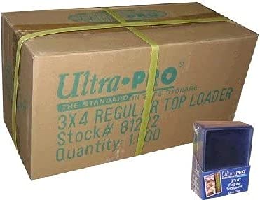 Ultra Pro Clear Top Loaders 3x4 Inch – 1000 Count, Holds Standard 2.5 x 3.5 Cards