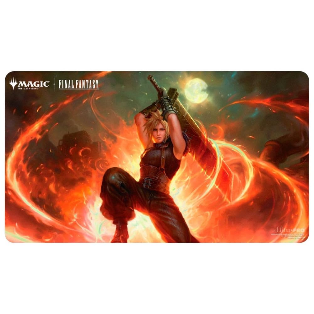 Ultra PRO Final Fantasy x Universes Beyond Cloud: Midgar Mercenary (Commander) Playmat for MTG